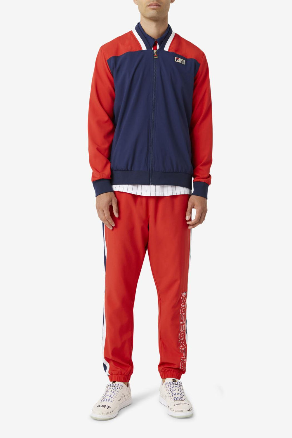 FILA FILA X The Museum Track Pant 622 RED / PEACOAT / WHITE | Men Pants &amp; Shorts