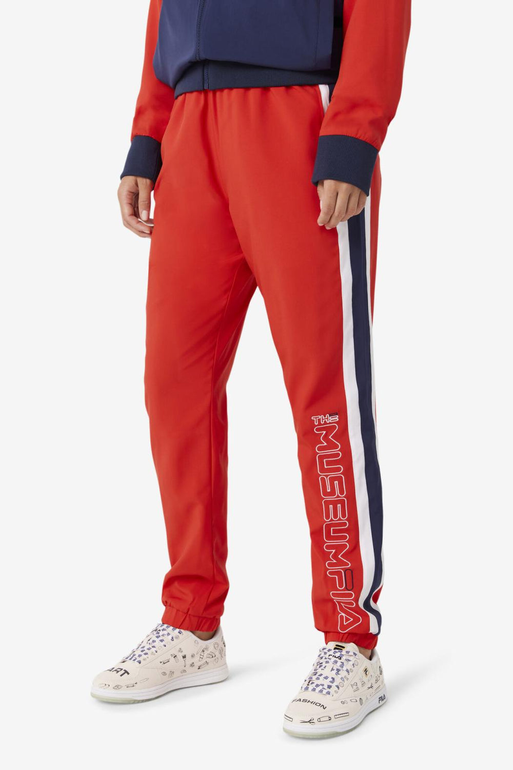 FILA FILA X The Museum Track Pant 622 RED / PEACOAT / WHITE | Men Pants &amp; Shorts
