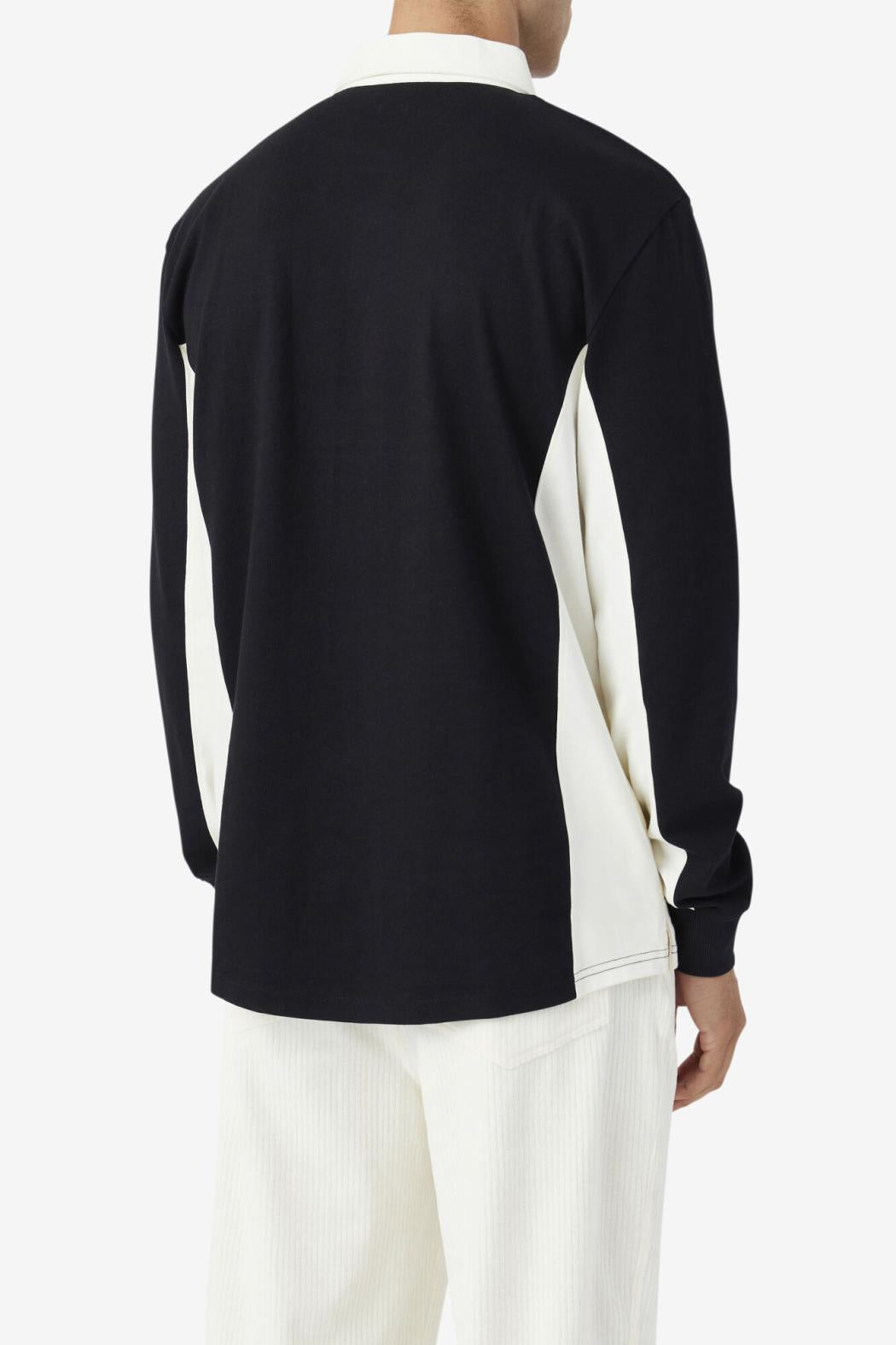 FILA Filmore Rugby 001 BLACK / EGRET | Men Polo &amp; Rugby Shirts