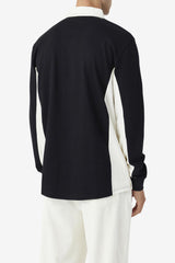 FILA Filmore Rugby 001 BLACK / EGRET | Men Polo &amp; Rugby Shirts