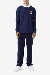 FILA Filmore Rugby 410 FILA NAVY / DARK TEAL / EGRET | Men Polo &amp; Rugby Shirts