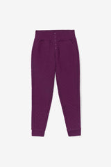 FILA Finley High Rise Quilted Jogger 522 PICKLED BEET / CROCUS PETAL | Women Shorts &amp; Pants