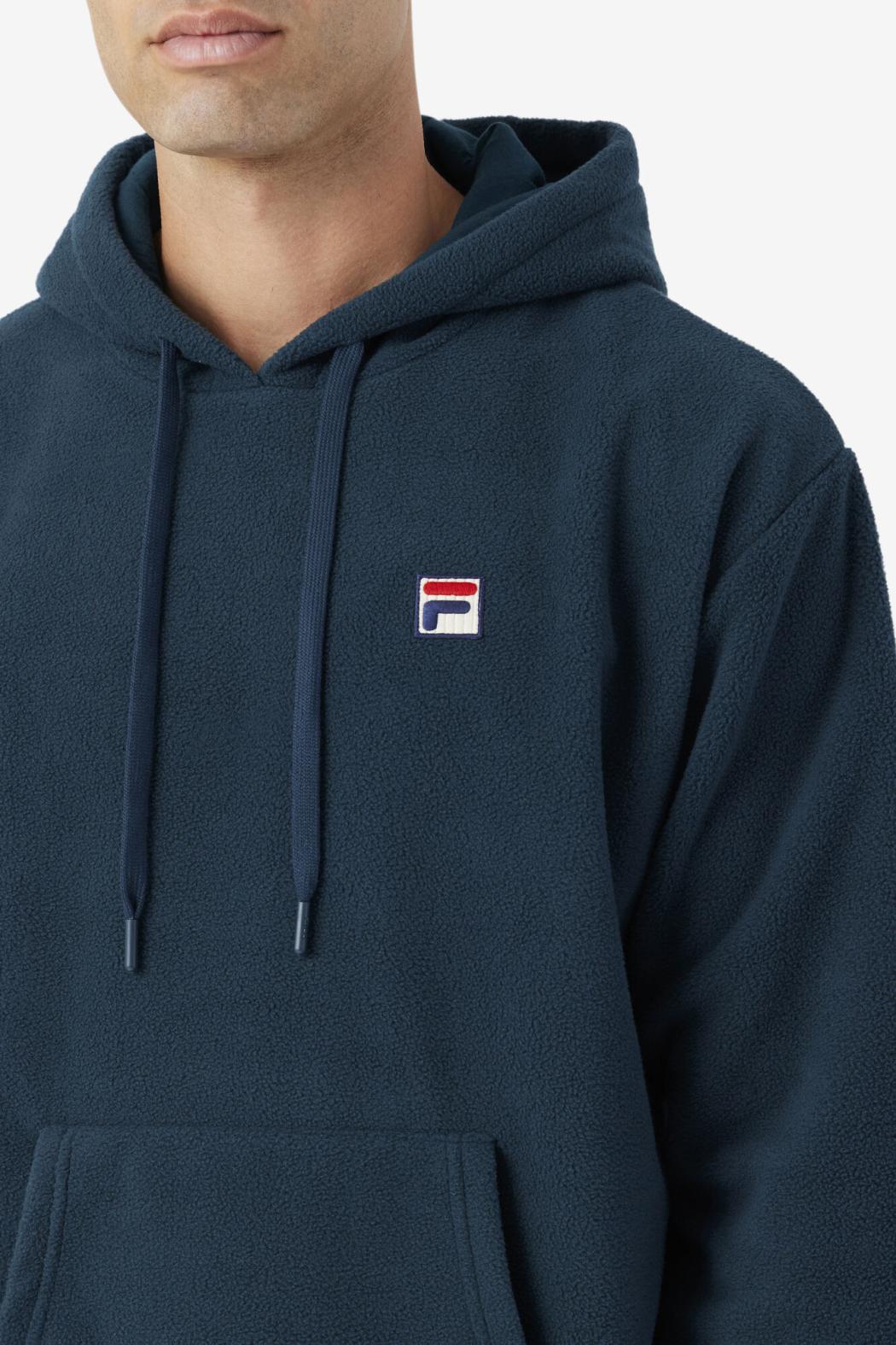 FILA Finn Fleece Hoodie 292 DARK TEAL | Men Sweatshirts &amp; Hoodies