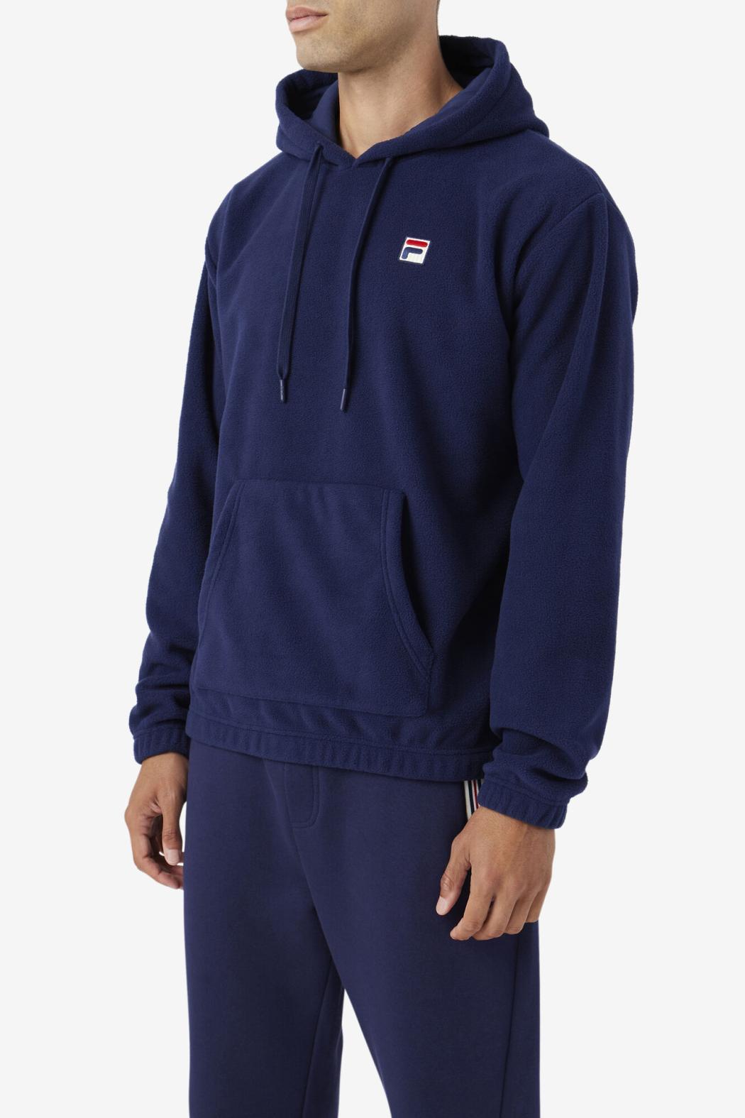 FILA Finn Fleece Hoodie 410 FILA NAVY | Men Sweatshirts &amp; Hoodies