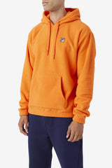 FILA Finn Fleece Hoodie 810 MANDARIN ORANGE | Men Sweatshirts &amp; Hoodies