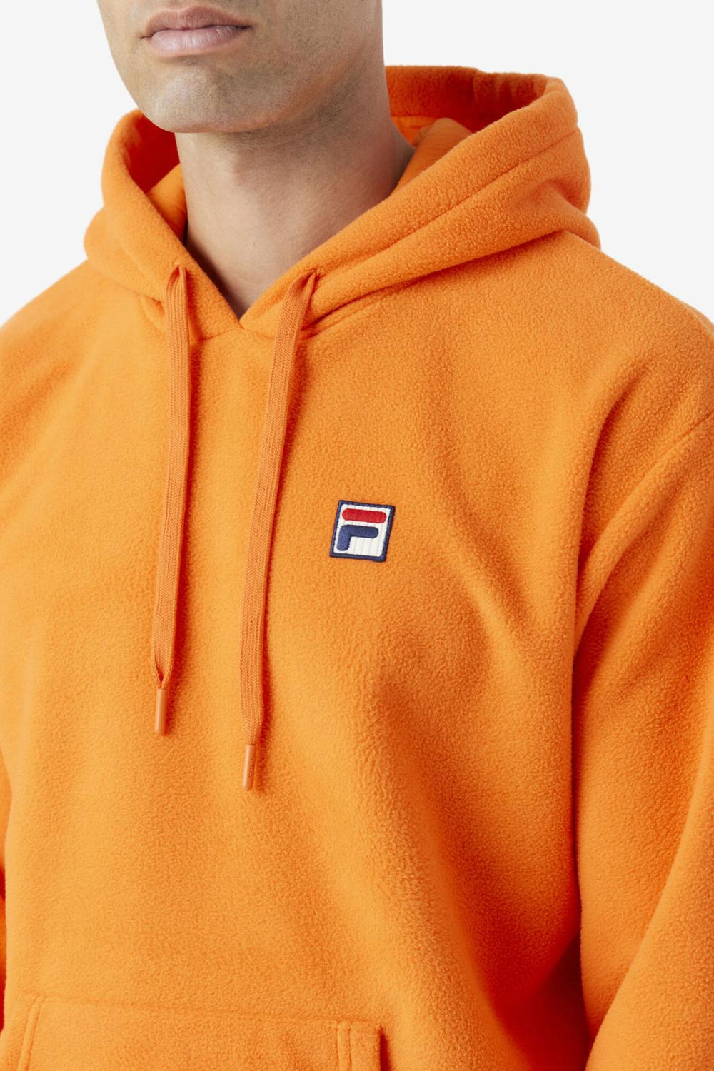 FILA Finn Fleece Hoodie 810 MANDARIN ORANGE | Men Sweatshirts &amp; Hoodies