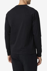 FILA Flynn Long Sleeve Tee 001 BLACK | Men Tops