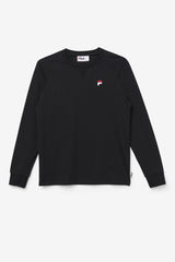 FILA Flynn Long Sleeve Tee 001 BLACK | Men Tops
