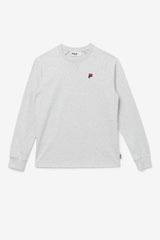 FILA Flynn Long Sleeve Tee 289 LIGHT GREY | Men Tops