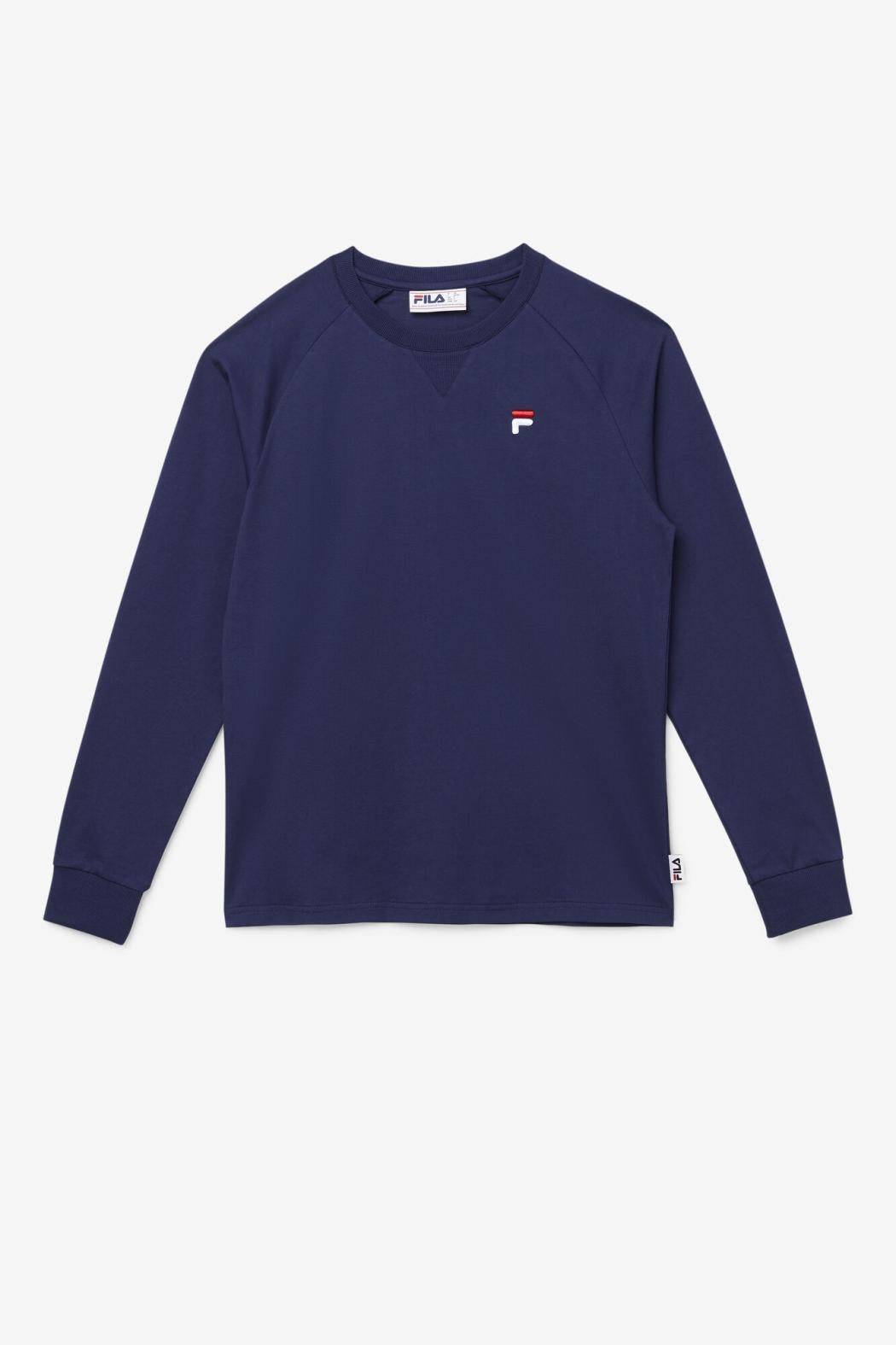 FILA Flynn Long Sleeve Tee 410 PEACOAT | Men Tops