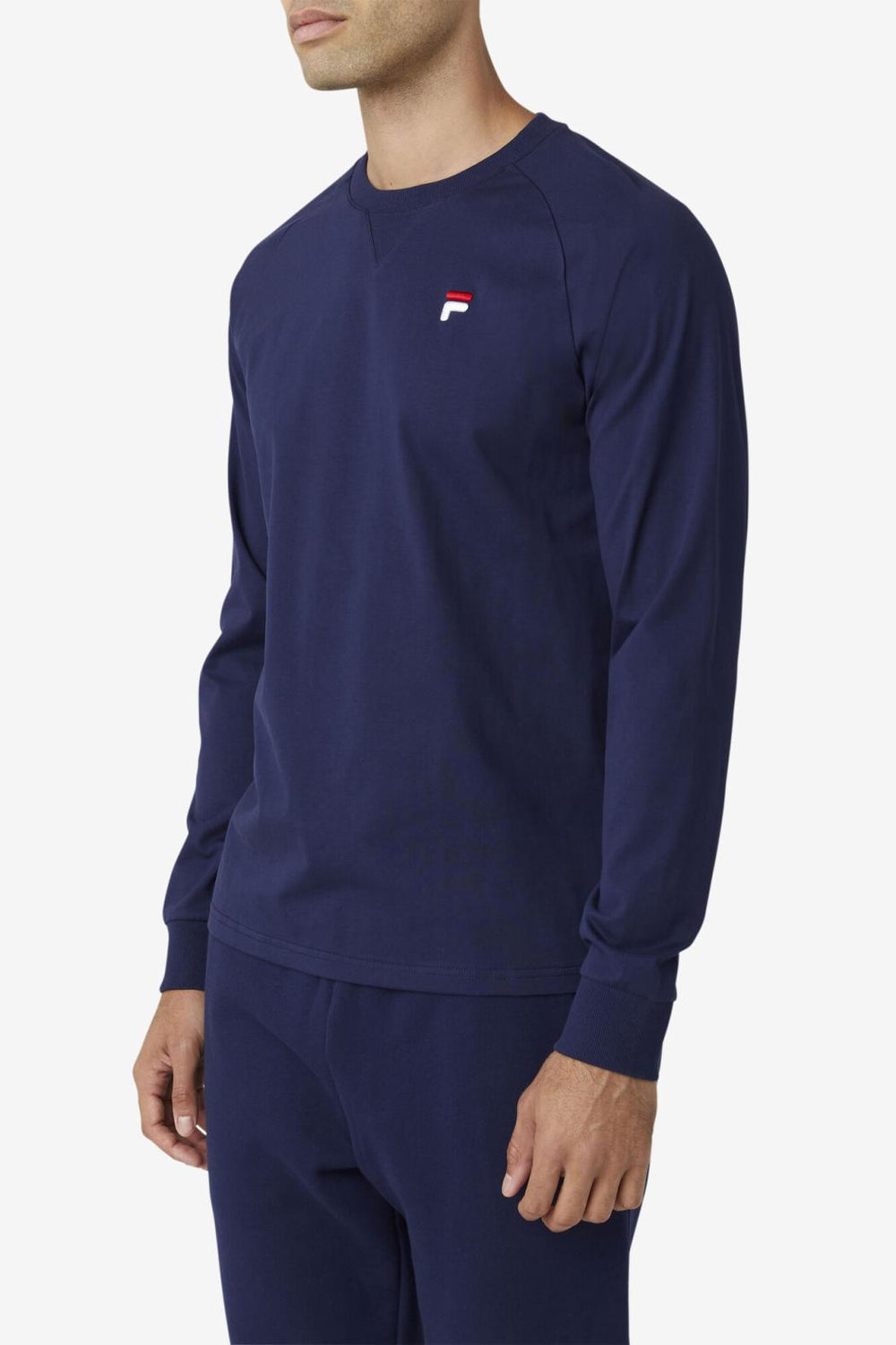 FILA Flynn Long Sleeve Tee 410 PEACOAT | Men Tops