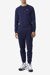 FILA Flynn Long Sleeve Tee 410 PEACOAT | Men Tops