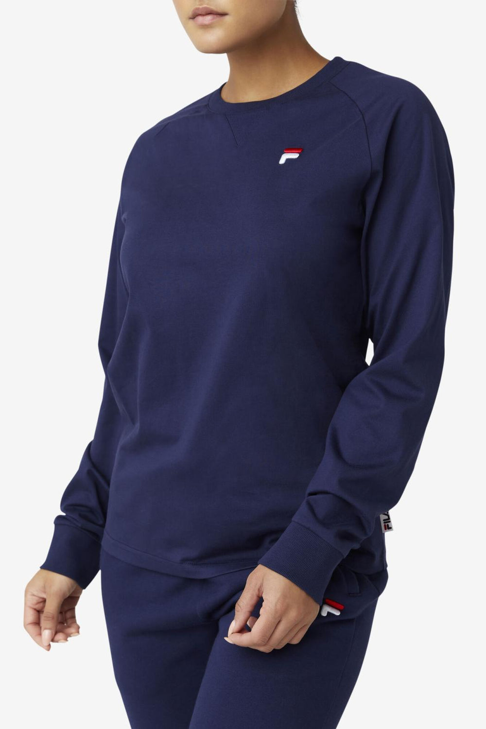 FILA Flynn Long Sleeve Tee 410 PEACOAT | Men Tops