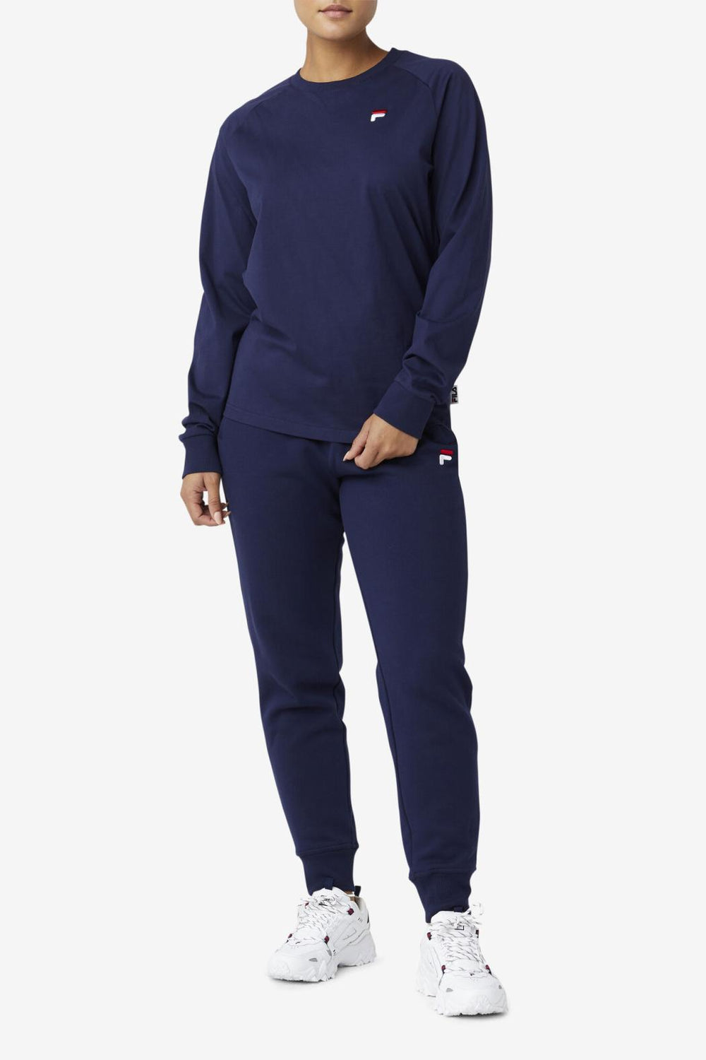 FILA Flynn Long Sleeve Tee 410 PEACOAT | Men Tops