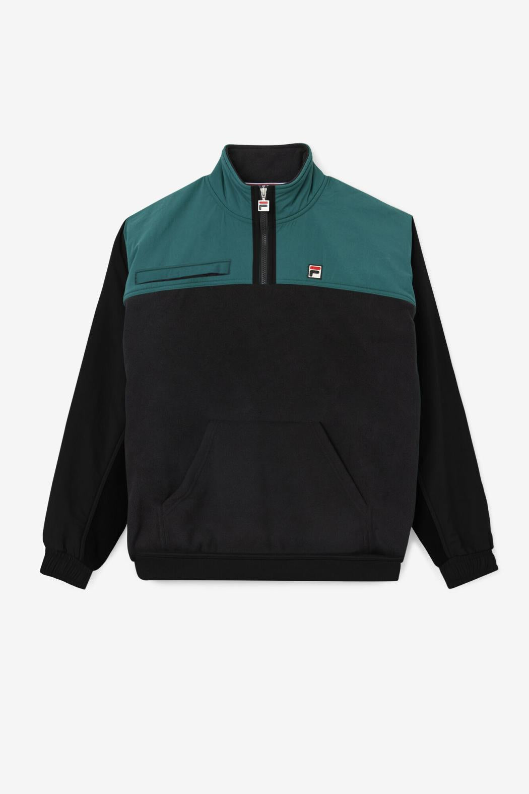 FILA Francisco Fleece Jacket 001 BLACK / JUNE BUG / GOLDEN GLOW | Men Sweaters &amp; Outerwear