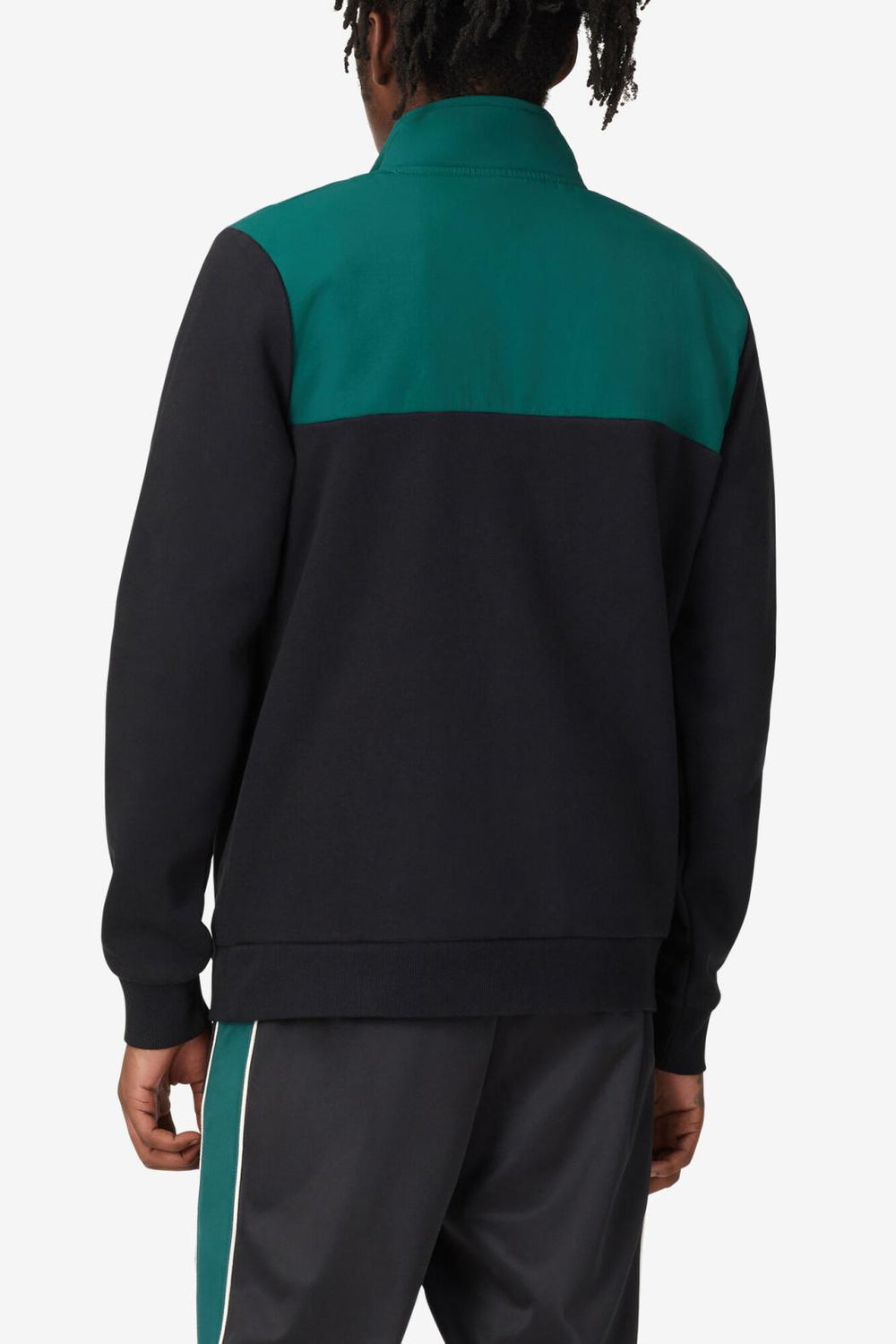 FILA Francisco Fleece Jacket 001 BLACK / JUNE BUG / GOLDEN GLOW | Men Sweaters &amp; Outerwear