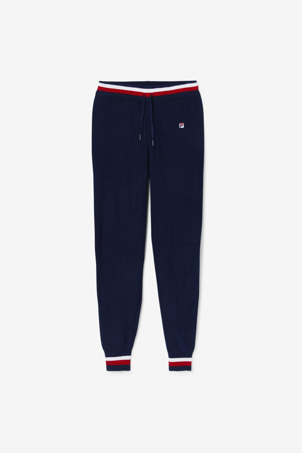 FILA Frankie Knit Pant 410 FILA NAVY / FILA RED / WHITE | Women Shorts &amp; Pants