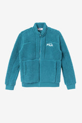 FILA Freyja Sherpa Jacket 328 DEEP LAKE | Women Jackets &amp; Outerwear