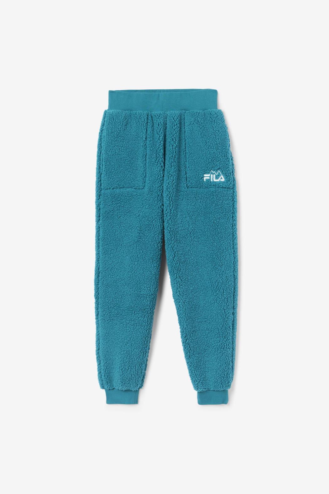 FILA Freyja Sherpa Jogger 328 DEEP LAKE | Women Sweatsuits &amp; Tracksuits