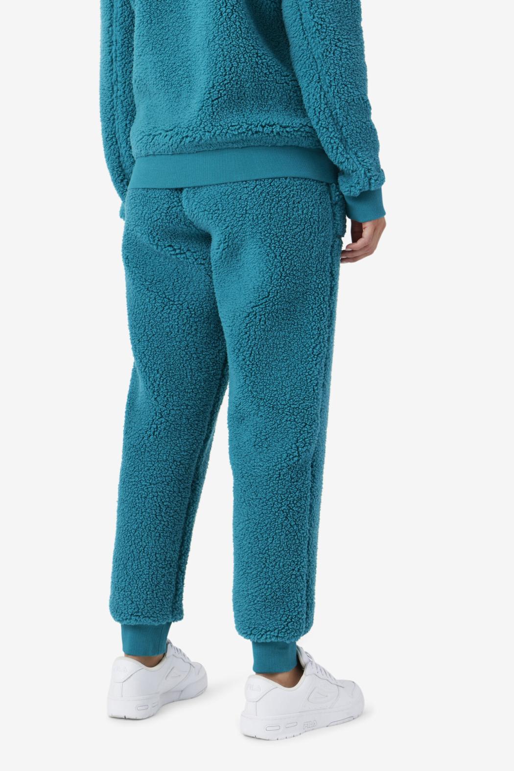 FILA Freyja Sherpa Jogger 328 DEEP LAKE | Women Sweatsuits &amp; Tracksuits