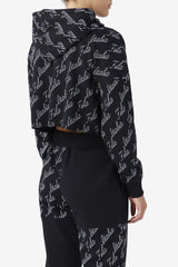 FILA Gianna Hoodie 001 BLACK / GARDENIA | Women Sweatsuits &amp; Tracksuits