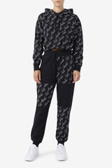 FILA Gianna Hoodie 001 BLACK / GARDENIA | Women Sweatsuits &amp; Tracksuits