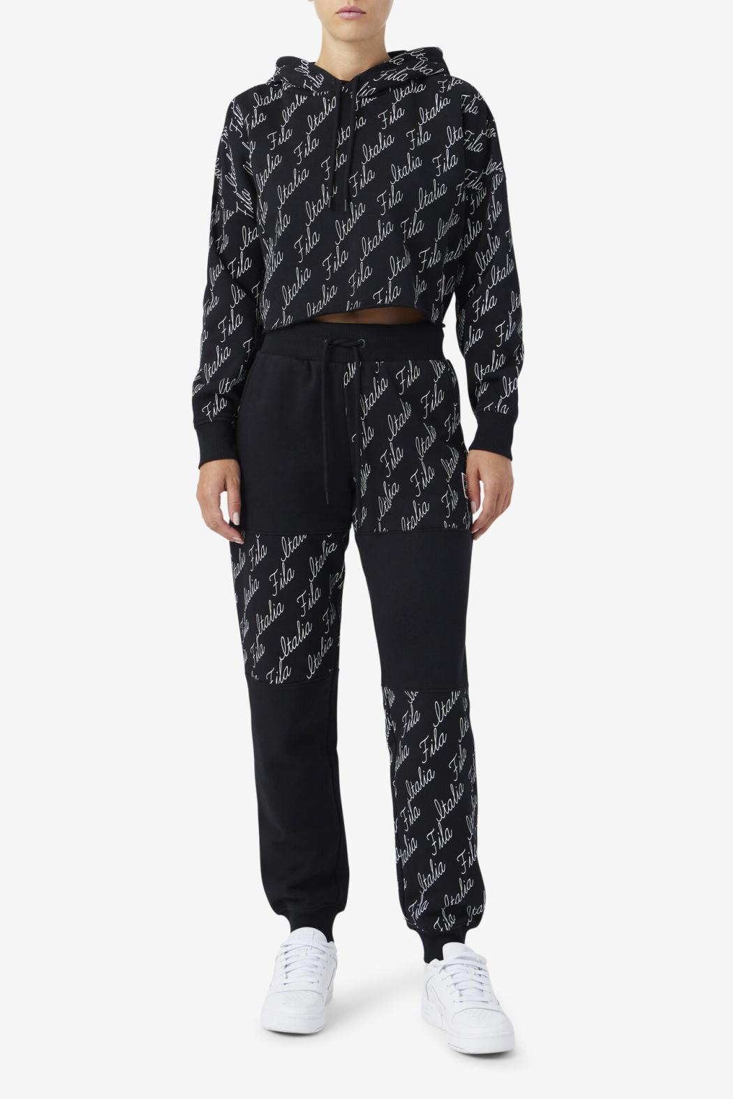 FILA Gianna Jogger 001 BLACK / GARDENIA | Women Shorts &amp; Pants