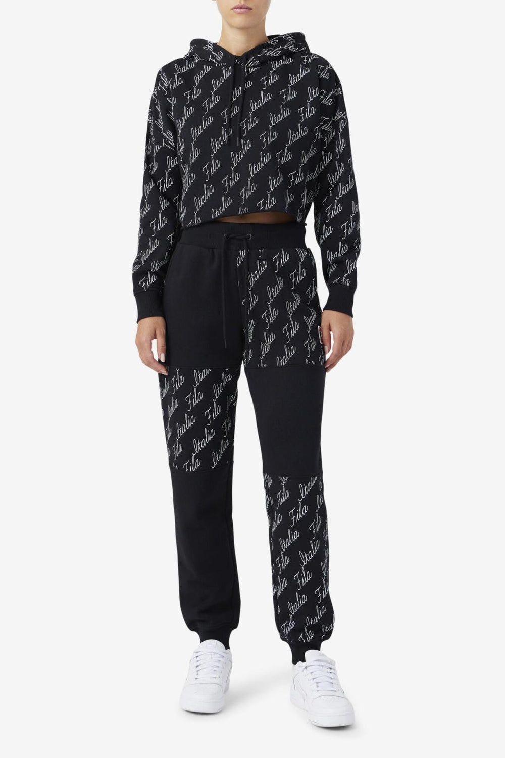 FILA Gianna Jogger 001 BLACK / GARDENIA | Women Shorts &amp; Pants