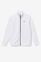FILA Gonal Zip Jacket 078 BLEACHED MARL / BLACK | Men Sweaters &amp; Outerwear