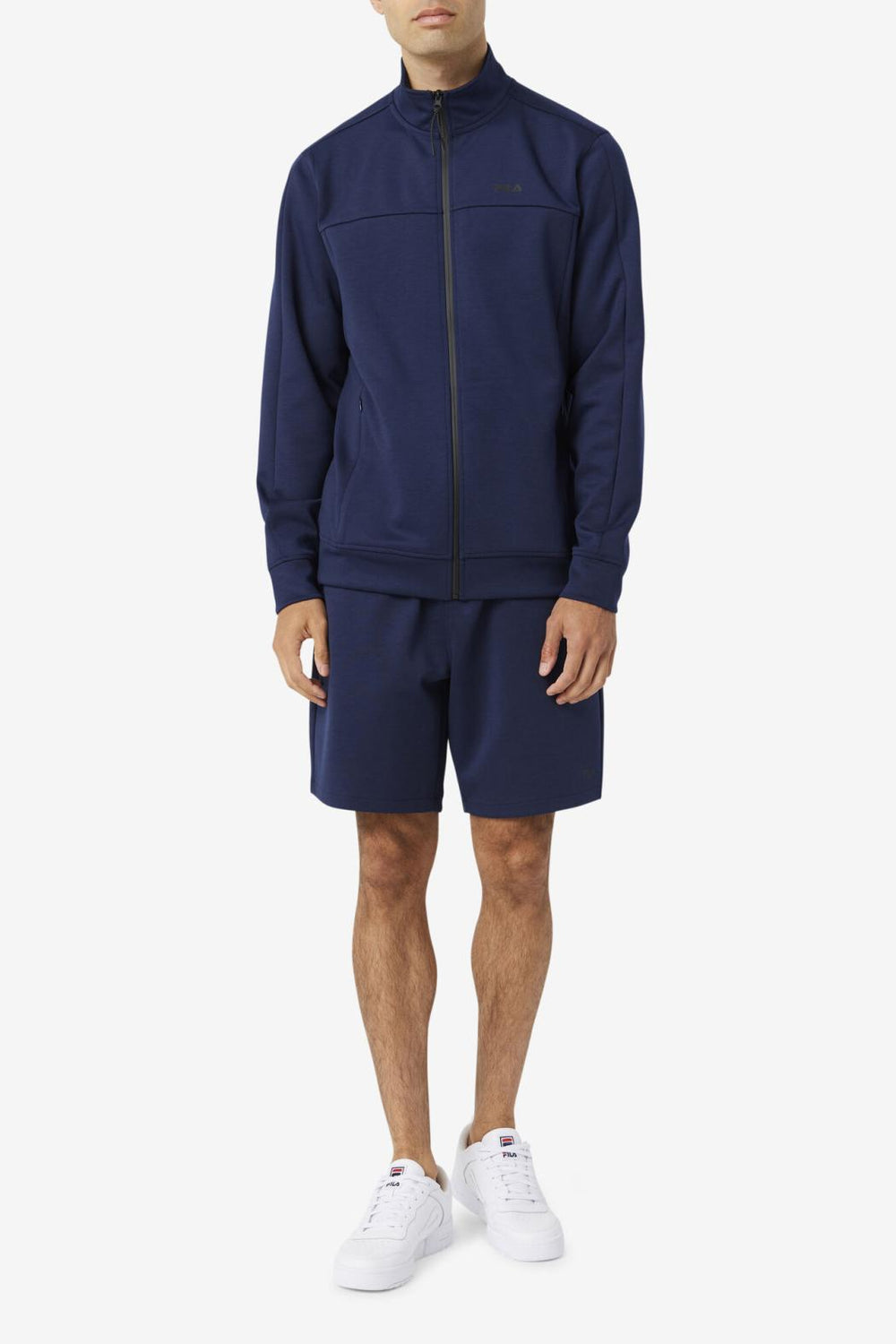 FILA Gonal Zip Jacket 410 PEACOAT / BLACK | Men Sweaters &amp; Outerwear