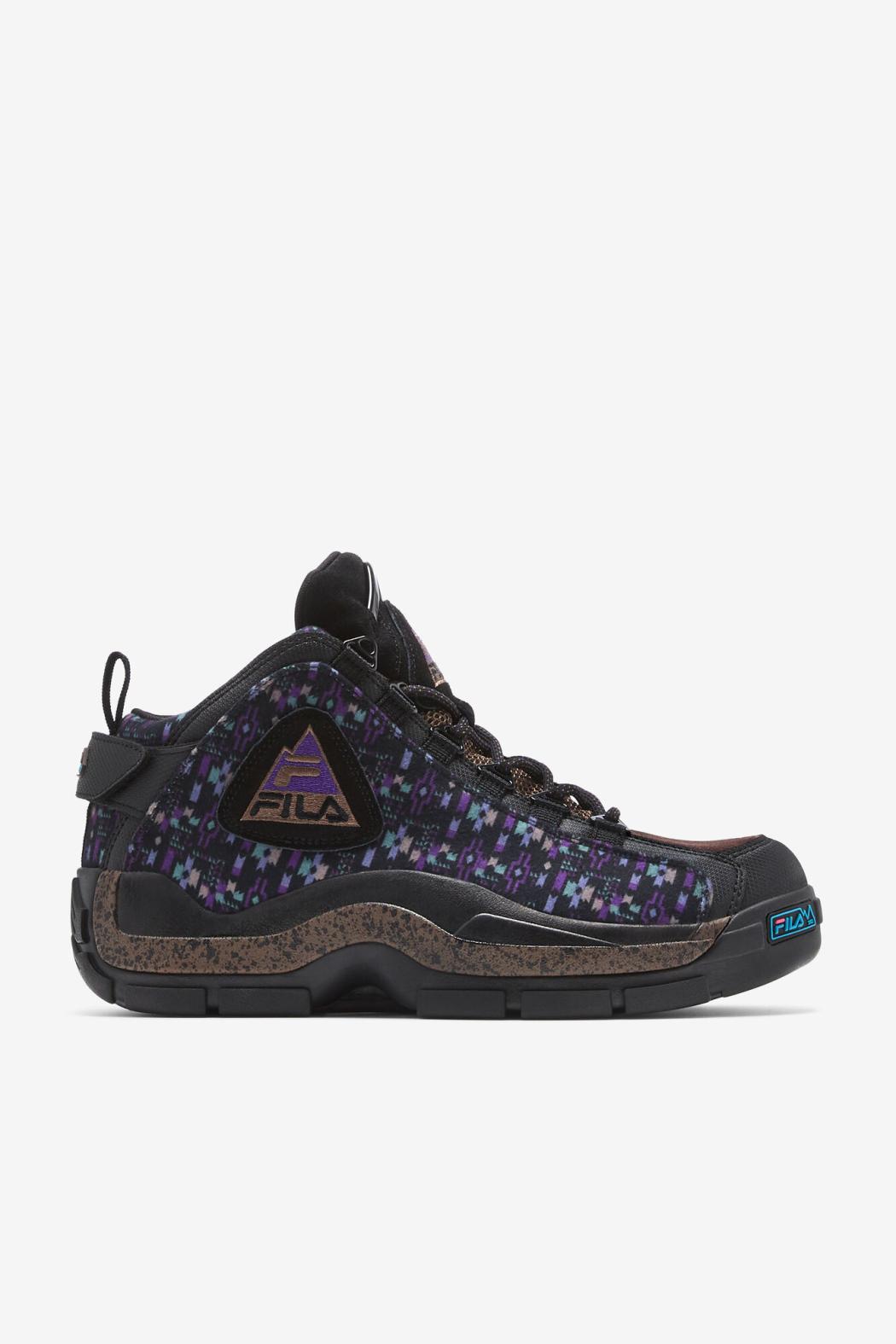 FILA Grant Hill 2 Outdoor 972 BLACK / PINECONE / ELECTRIC PURPLE | Men Boots