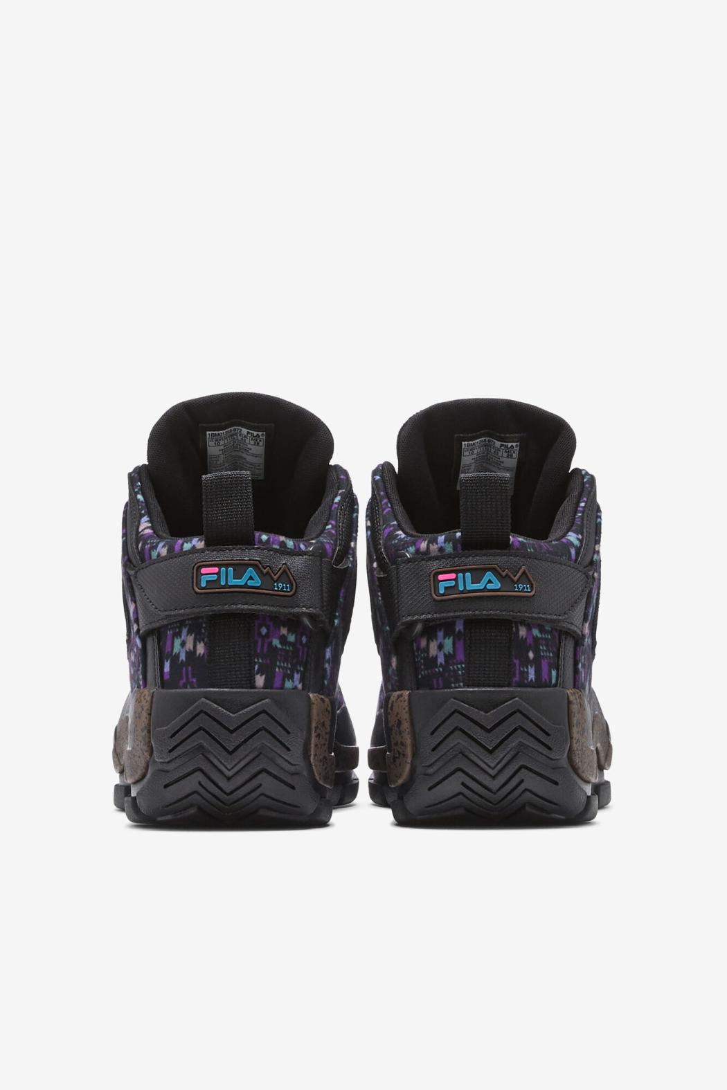 FILA Grant Hill 2 Outdoor 972 BLACK / PINECONE / ELECTRIC PURPLE | Men Boots