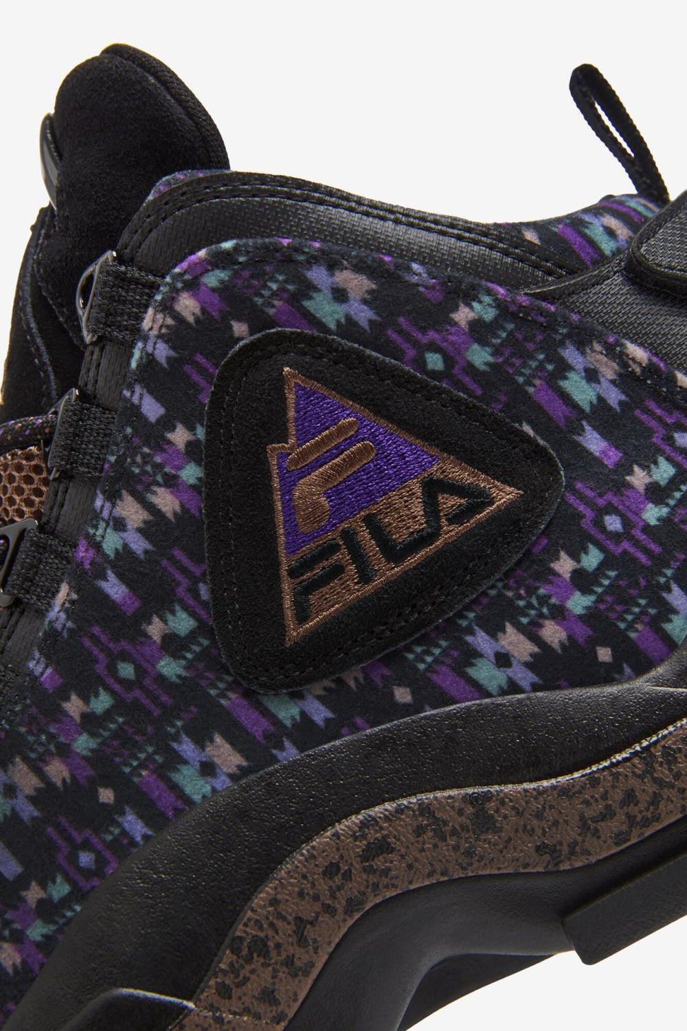 FILA Grant Hill 2 Outdoor 972 BLACK / PINECONE / ELECTRIC PURPLE | Men Boots