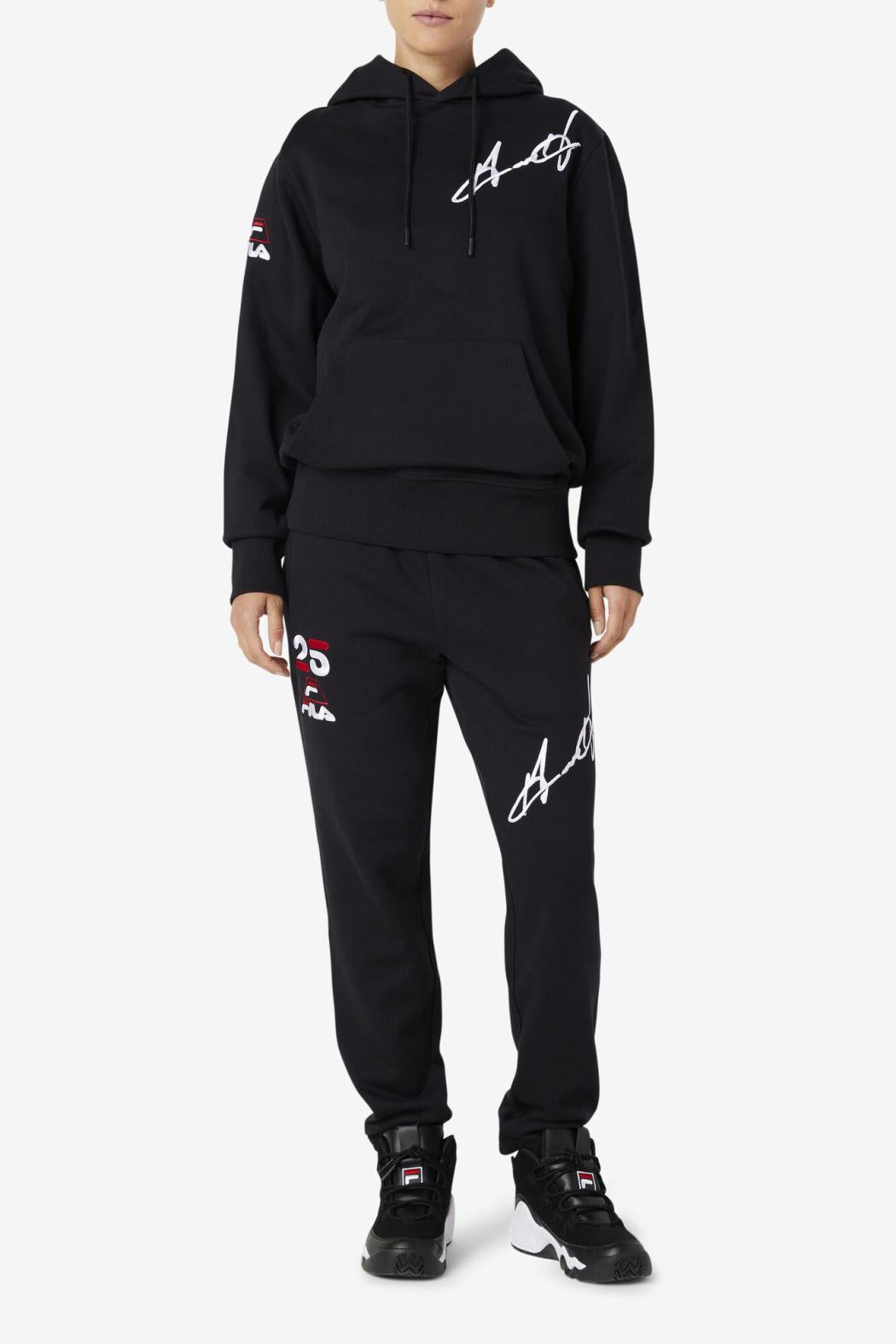 FILA Grant Hill Lazarus Hoodie 001 BLACK | Men Sweatshirts &amp; Hoodies