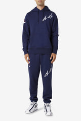 FILA Grant Hill Lazarus Hoodie 410 NAVY | Men Sweatshirts &amp; Hoodies