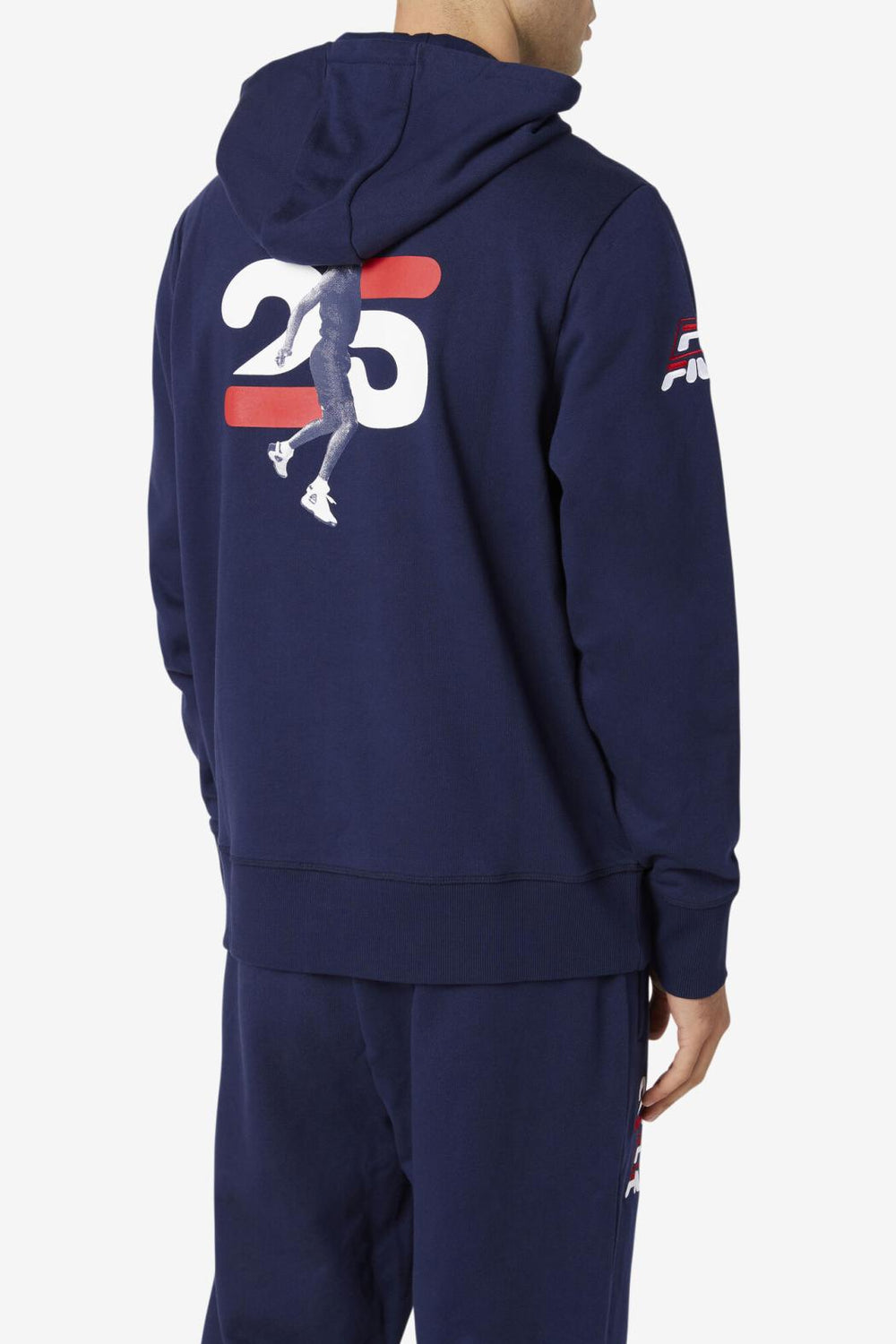 FILA Grant Hill Lazarus Hoodie 410 NAVY | Men Sweatshirts &amp; Hoodies
