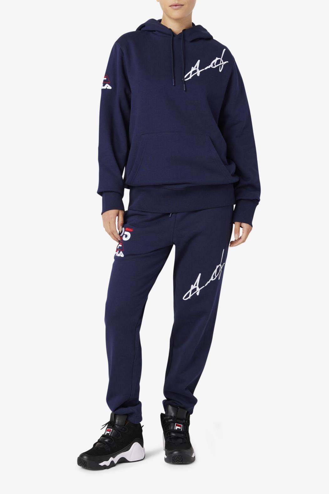 FILA Grant Hill Lazarus Hoodie 410 NAVY | Men Sweatshirts &amp; Hoodies