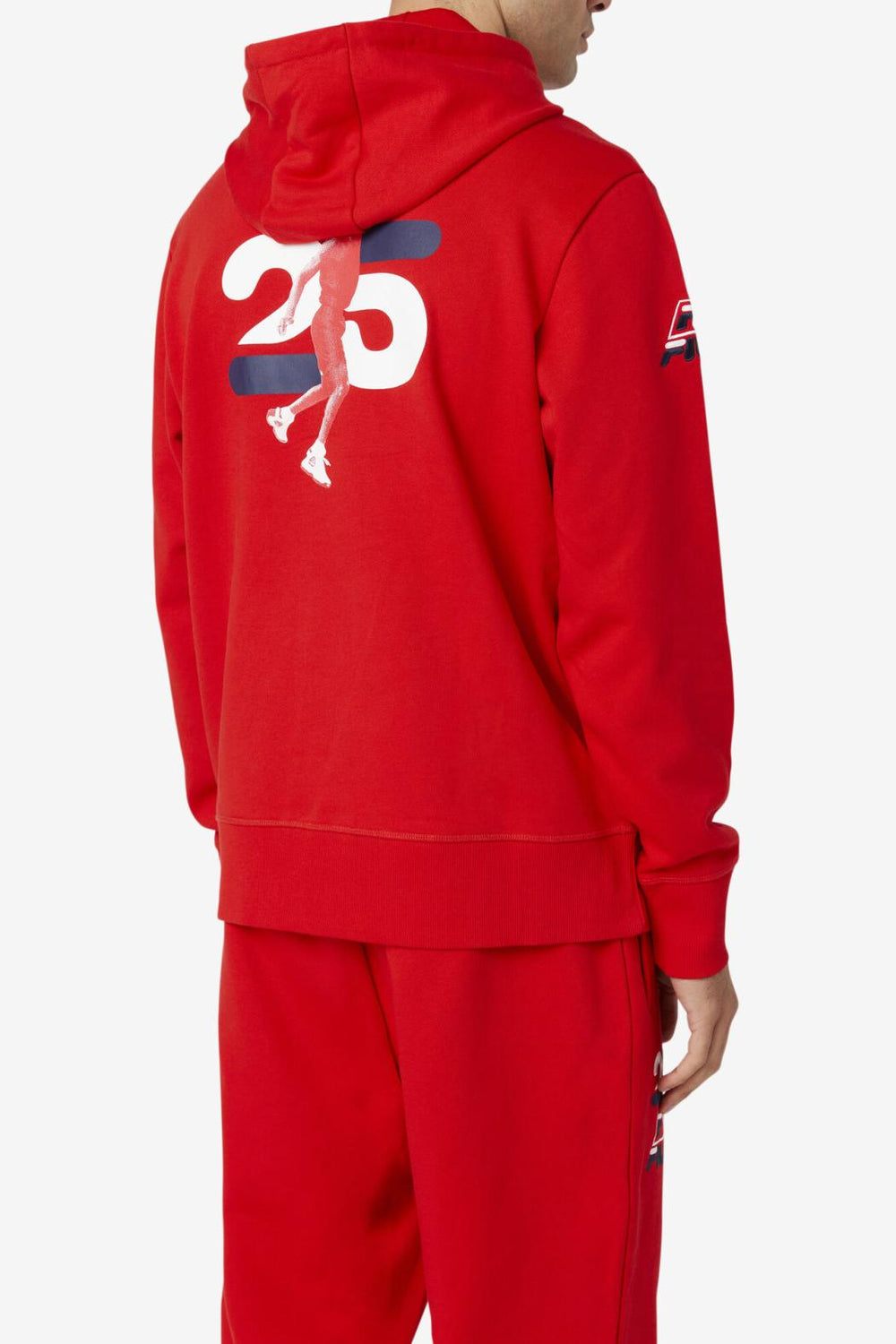 FILA Grant Hill Lazarus Hoodie 620 RED | Men Sweatshirts &amp; Hoodies