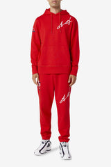 FILA Grant Hill Lazarus Hoodie 620 RED | Men Sweatshirts &amp; Hoodies