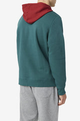 FILA Harnoop Hoodie 990 JUNE BUG / RHUBARB / SAFFRON | Men Sweatshirts &amp; Hoodies