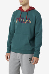 FILA Harnoop Hoodie 990 JUNE BUG / RHUBARB / SAFFRON | Men Sweatshirts &amp; Hoodies