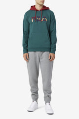 FILA Harnoop Hoodie 990 JUNE BUG / RHUBARB / SAFFRON | Men Sweatshirts &amp; Hoodies