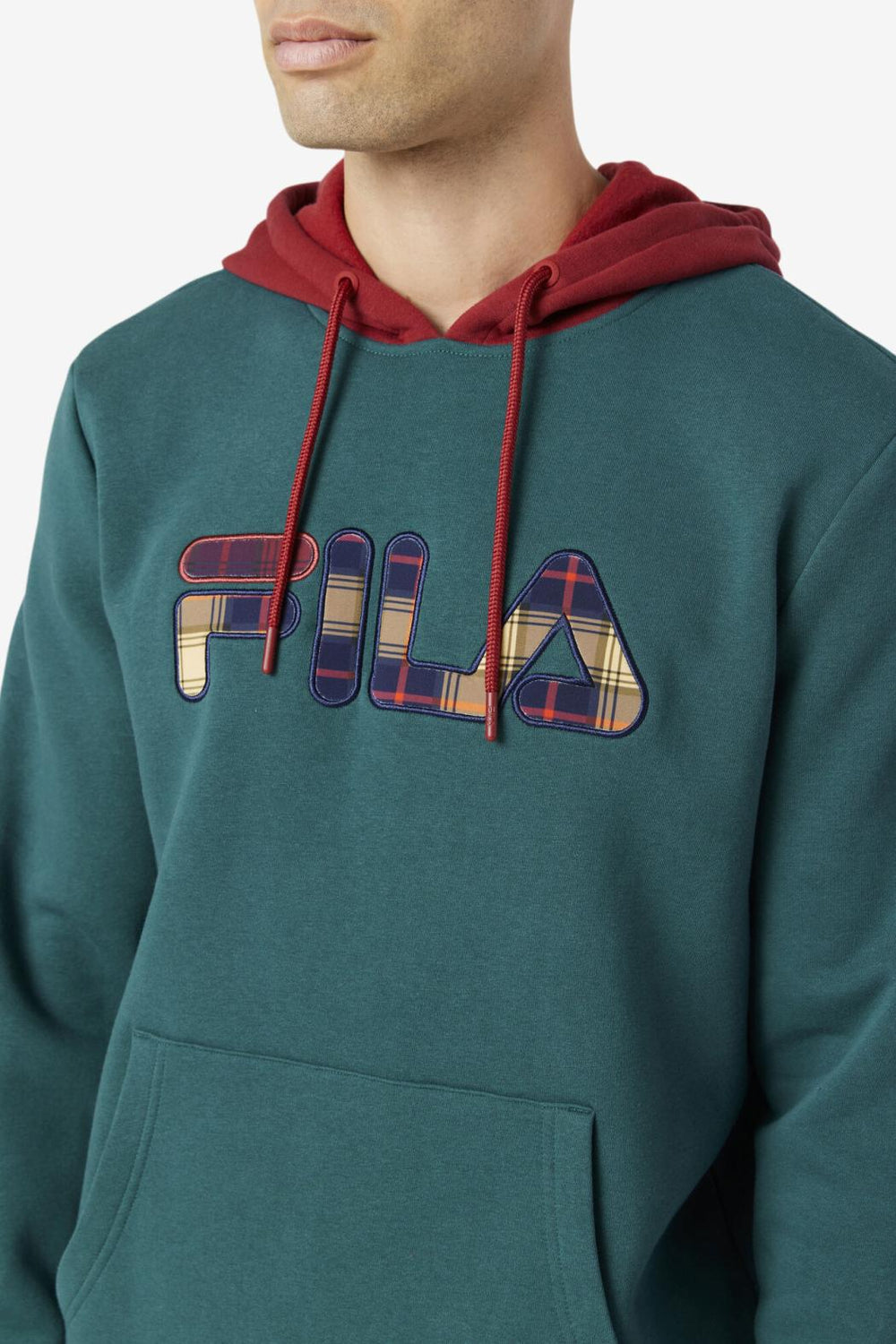 FILA Harnoop Hoodie 990 JUNE BUG / RHUBARB / SAFFRON | Men Sweatshirts &amp; Hoodies