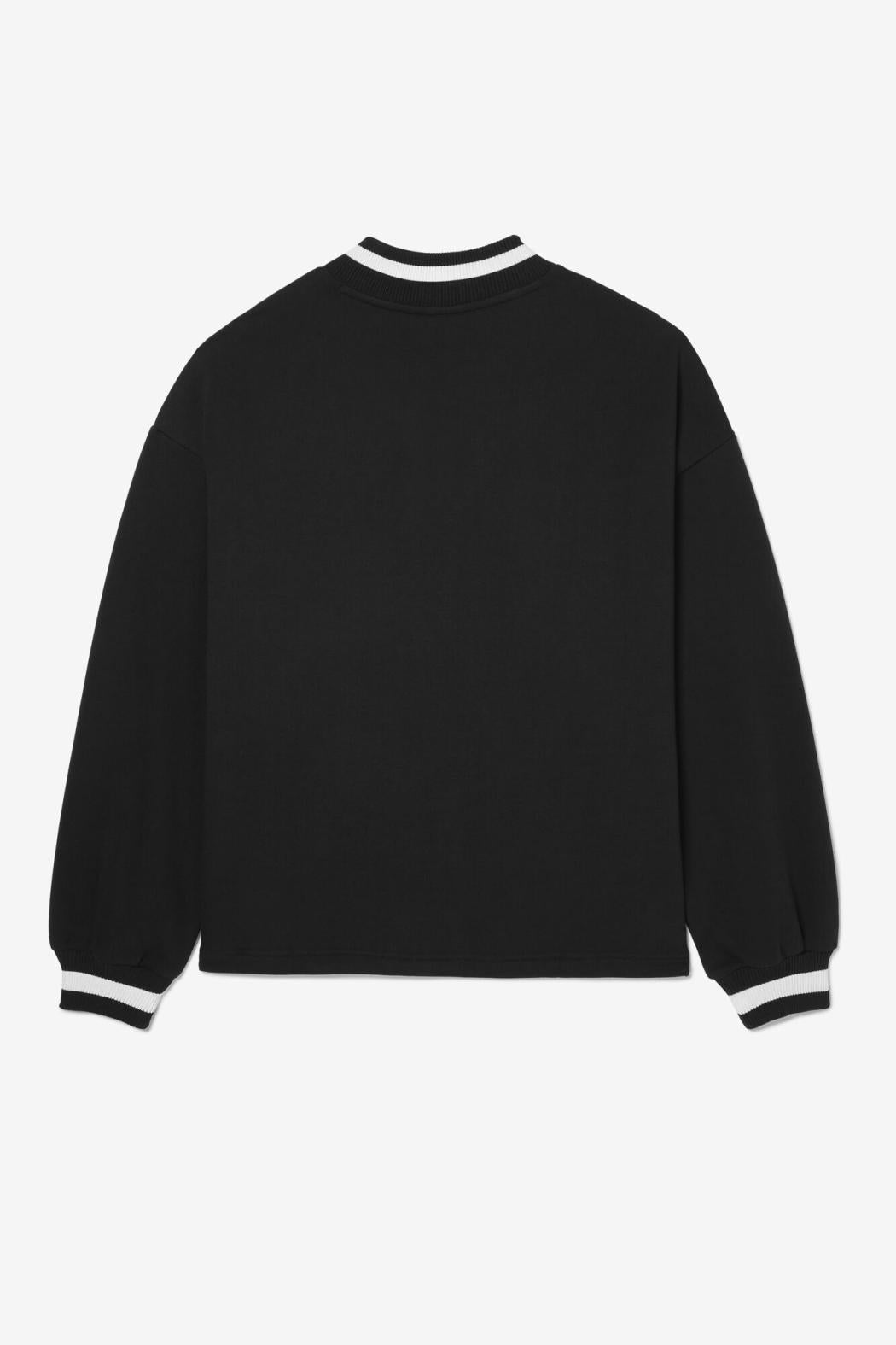 FILA Heritage Oversized V-Neck Pullover | Women Sweatshirts &amp; Hoodies