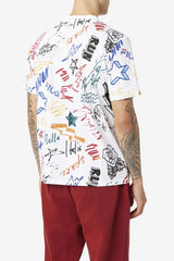 FILA Hiransh Tee 100 WHITE | Men Tops