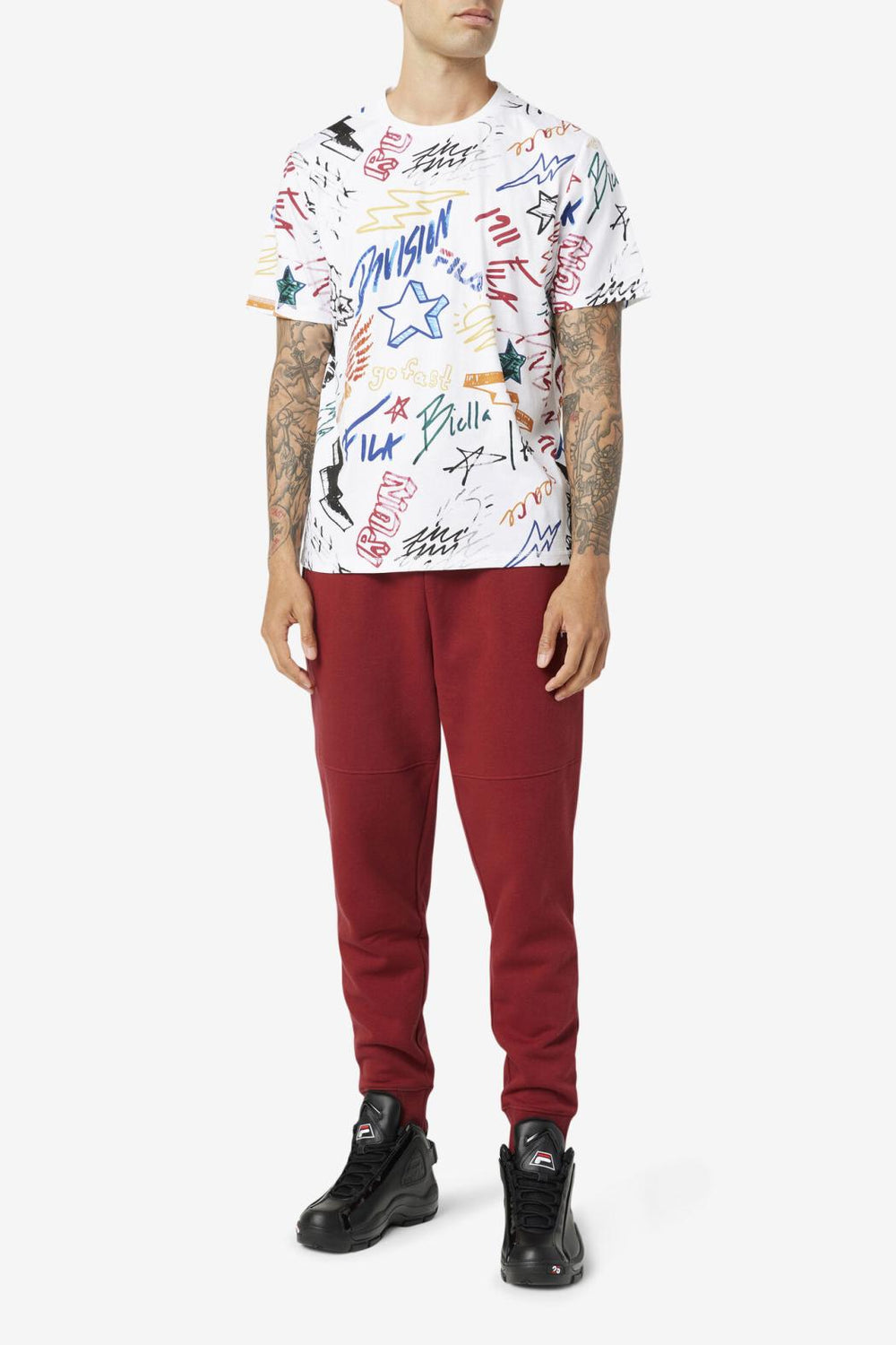 FILA Hiransh Tee 100 WHITE | Men Tops