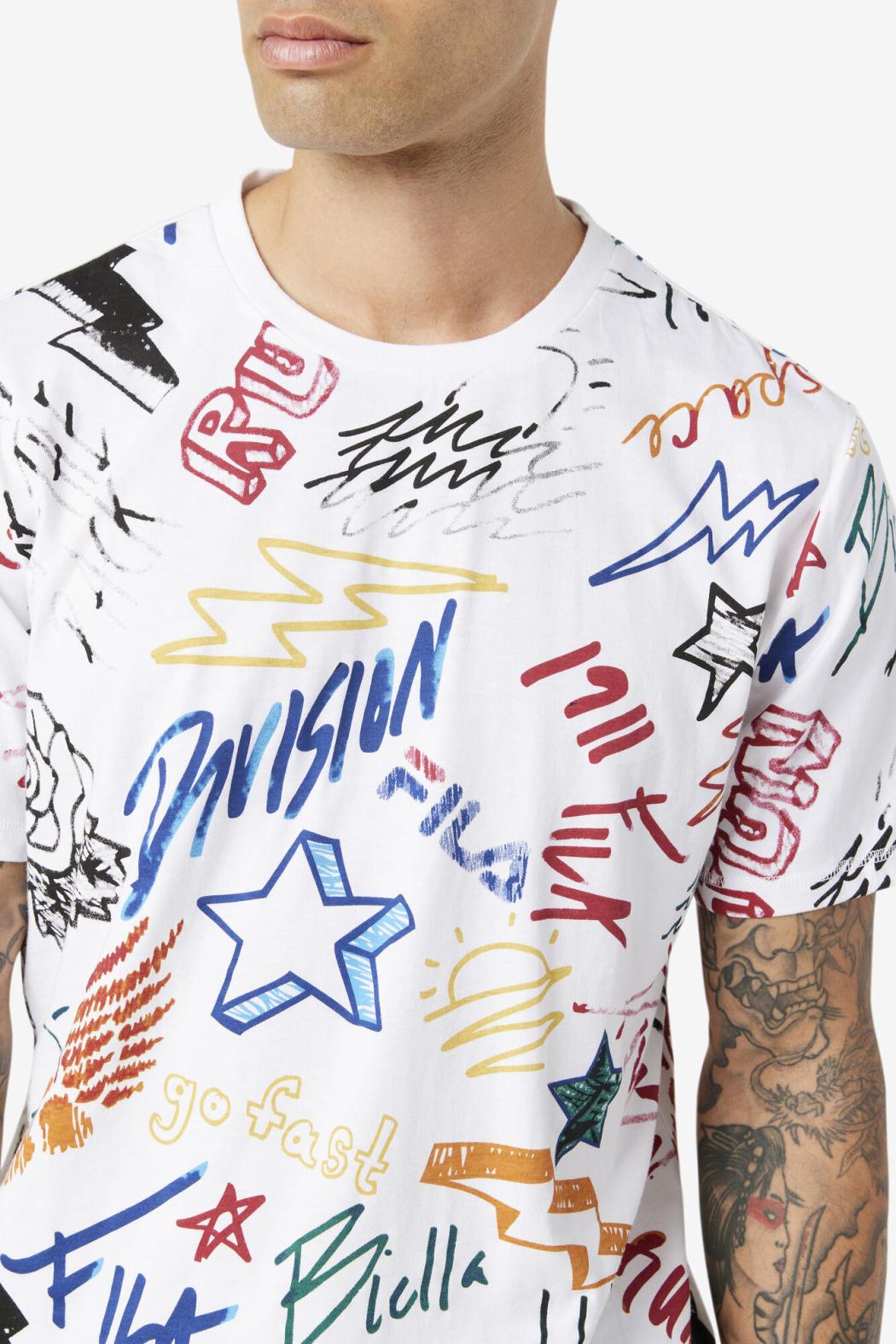 FILA Hiransh Tee 100 WHITE | Men Tops