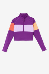 FILA Jaida Based Layer Half Zip 507 CHARISMA / CROCUS PETAL / CAYENNE | Women Tops &amp; T-Shirts