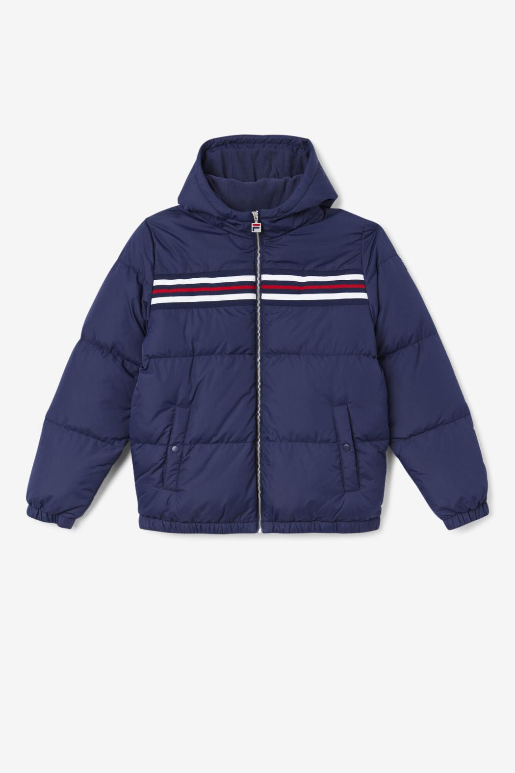 FILA Jake Puffer Jacket 410 FILA NAVY / FILA RED | Men Sweaters &amp; Outerwear
