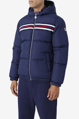FILA Jake Puffer Jacket 410 FILA NAVY / FILA RED | Men Sweaters &amp; Outerwear